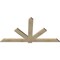 Ekena Millwork Kennewick Rough Sawn Timber Gable Bracket, Douglas Fir, 84"W x 45"H x 2"D x 6"F, 13/12 Pitch GBW084X45X0206KEN00RDF - alternate 2